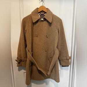 J. Crew Women’s Stadium Cloth Nello Gori Double-Breasted Wool Coat